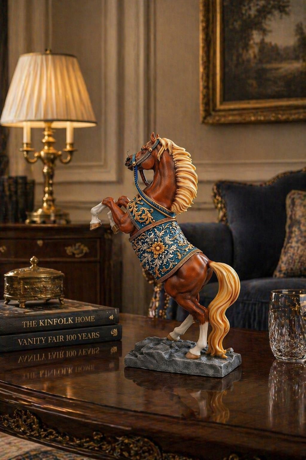 Statuetta di cavallo decorativa - foto 1