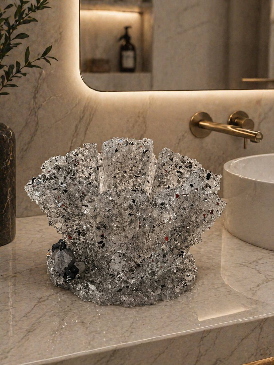 Oggetto decorativo in resina